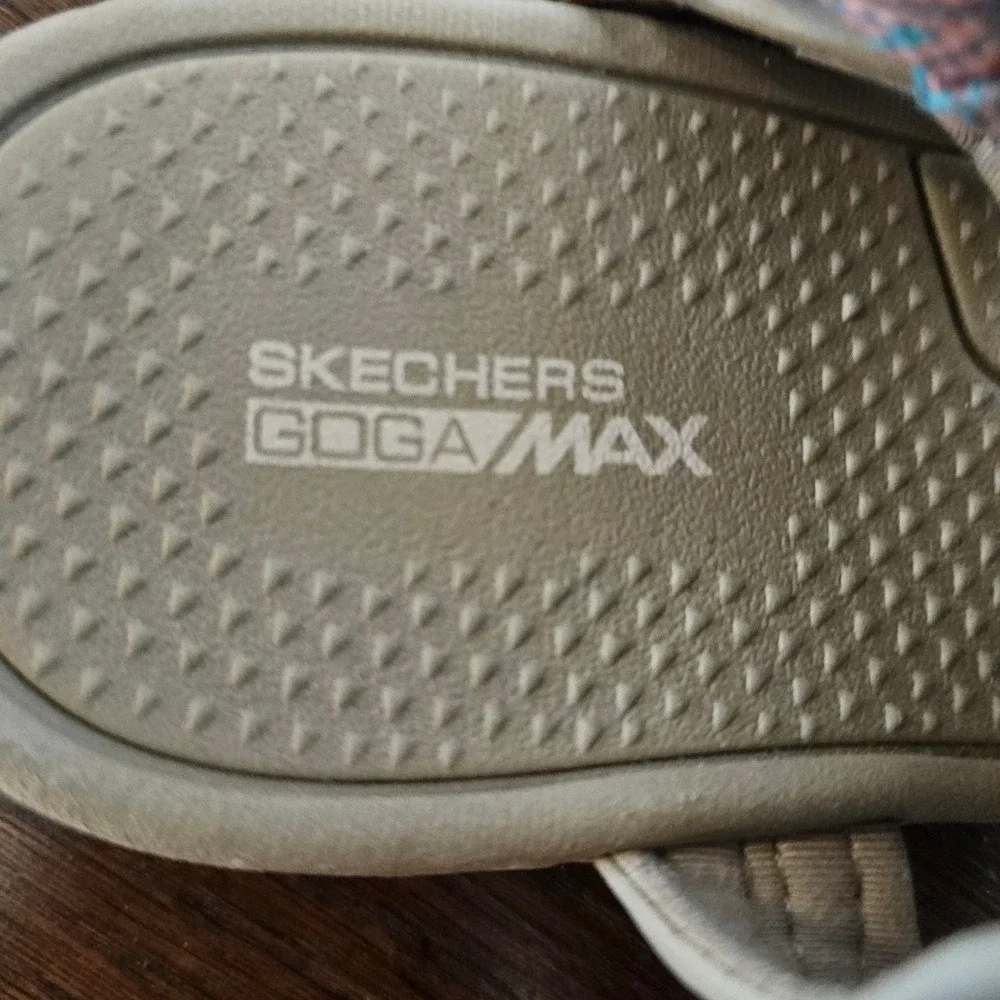 Skechers On-the-Go 600 Brilliancy Sandals Taupe Pink Multi 14644 Womens 10